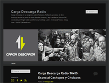 Tablet Screenshot of cargadescargaradio.com